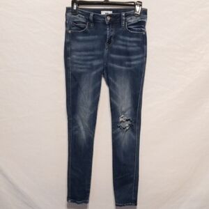 I&M Dark Blue Distressed Skinny Jeans